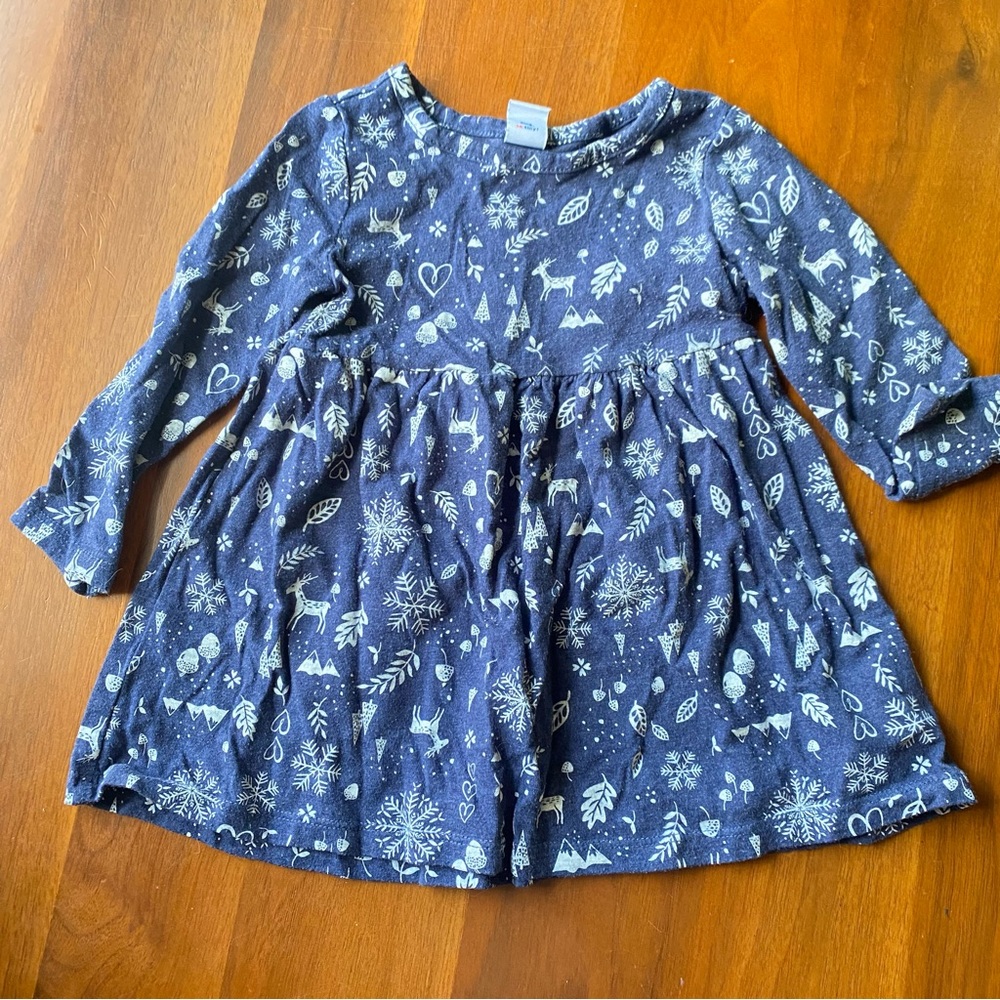 Cute winter dress for toddler
